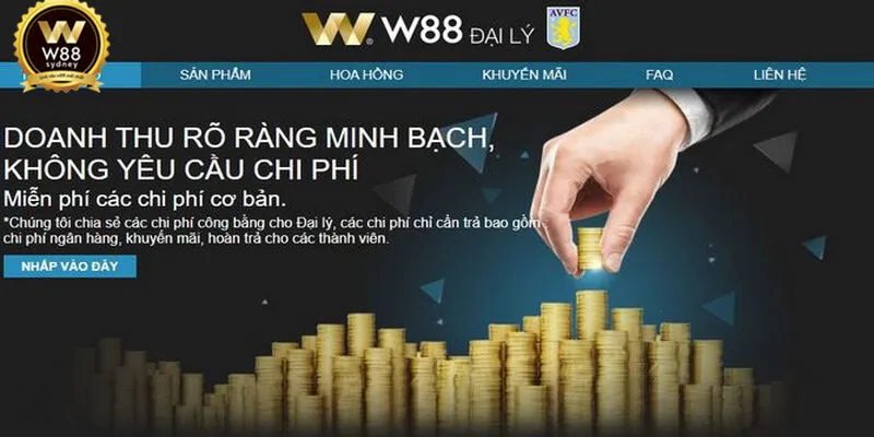 Chính sách đại lý W88 với hoa hồng hấp dẫn