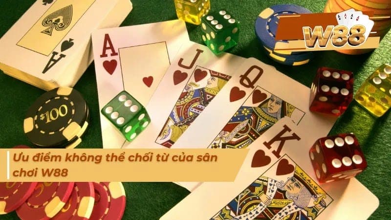 Sản phẩm cá cược giải trí tại W88 chất lượng, có nguồn gốc rõ ràng