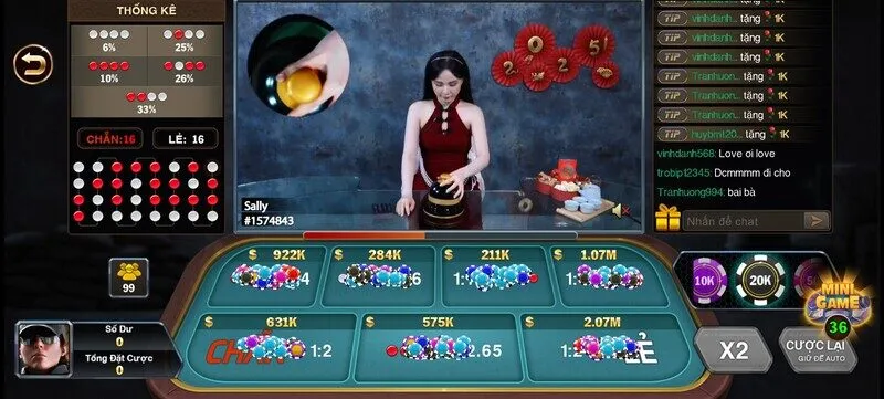 Game xóc đĩa livestream W88